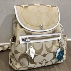 【タグ付き未使用品】COACH コーチ シグネチャー キャンバス リュック