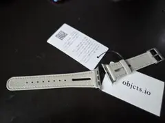 objects.io ホワイトレザーバンド　Sサイズ