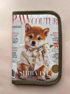 マルチケース☆ハンドメイド(ファッションシ誌風柴犬)