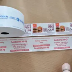 McDonald's クーポン ロール紙 2本セット - メルカリ