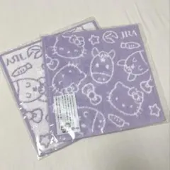 ハローキティ× ターフィー　ハンドタオル　2枚セット