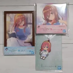 五等分の花嫁　一番くじ　祝福の門出　中野三玖　3点　フレームスタンド　ボード