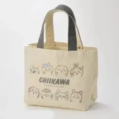 ちいかわ ミニトートバッグ 集合 オフホワイト しまむら