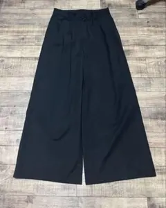 CAMPHOR WOOD カンファーウッド　ワイドスラックス　ブラックのサムネイル