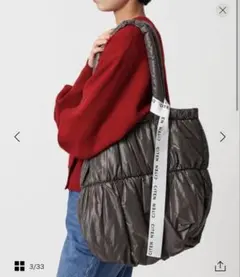 美品　CITEN ダークグレー トートバッグ