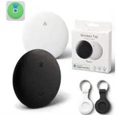 エアタグ iosスマート タグ gps紛失防止 2色セット