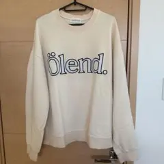 #MEMORY ölend. トレーナー クリーム色