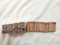 木製はんこ　ハローキティ　ディズニー　その他　まとめ売り