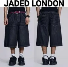 JADED LONDON Creased Indigo Jorts ジョーツ