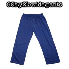 90s y2k tommy hilfiger wide pants 上質 総柄