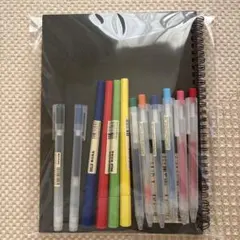 無印良品 ノート ボールペン カラーペン セット