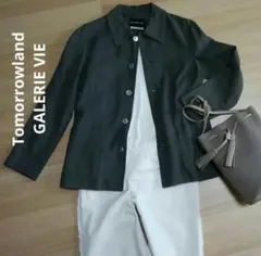 最終値下！TomorrowlandGALERIEVIE濃グレーワークジャケットM
