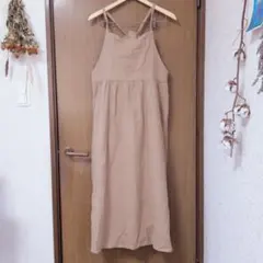 Samansa Mos2 エプロンワンピース