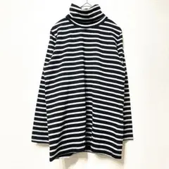 ボーンフリーオリジナルズ　トップス　長袖　Tシャツ　ボーダー　タートルネック