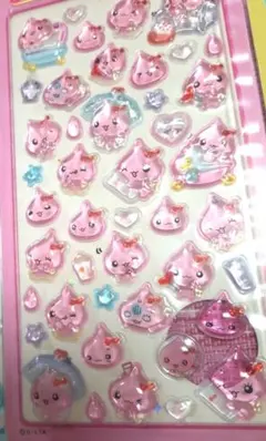 即日発送 しずくちゃん　ピンク　シール