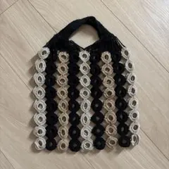 ハンドメイド　編みバッグのサムネイル