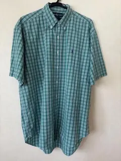 Ralph Lauren 半袖シャツ グリーンチェック
