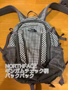 ノースフェイス ギンガムチェック柄リュック バックパック