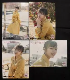 ③ amefurasshi 浪江女子発組合　愛来　生写真　黄