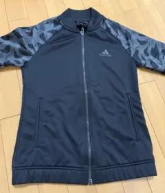 adidas ジップアップパーカー ブラック M