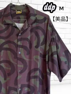 【美品】ddp M 半袖シャツ カモフラージュ柄　迷彩柄