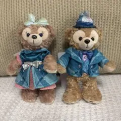 ダッフィー&シェリーメイ⭐︎ぬいぐるみバッチ⭐︎ディズニーシー25周年