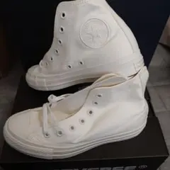 コンバース オールスター 100WHITEPLUS HI 24センチ