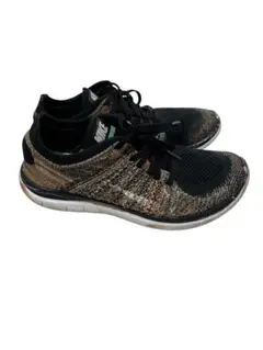 Nike freeブラック/カモフラージュ フライニット