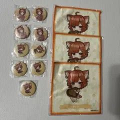 DMMスクラッチくじ　にじさんじ　ラトナ•プティ 缶バッジ　ハンカチのサムネイル