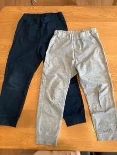 UNIQLOウルトラストレッチドライEXジョガーパンツ　ネイビー・グレー2点