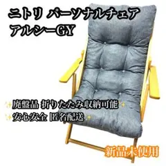 【新品未使用】【廃盤希少】NITORI ニトリ パーソナルチェア アルシーGYのサムネイル