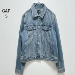 ギャップ| メンズ・デニムジャケット【S】バタフライボタン ユニセックス