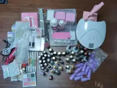 ネイルアート用品セット UV/LEDライト付き