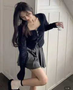 SHEIN フェザーカーディガン　Lサイズ