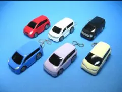 ミニカーセット 6台 キーチェーン付き　新品未使用