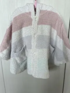 gelato pique ボーダーポンチョ　ベビー服(80-90cm)