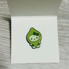万博　日本館　藻キティ　ピンバッジ　オカメケイソウ