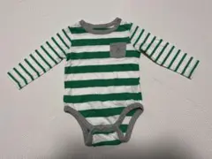 GAP baby ギャップベビー　ボーダーロンパース 12-18ヶ月ブラナンベア