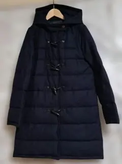 【美品】Theory ダッフルダウンコート フード付きネイビー