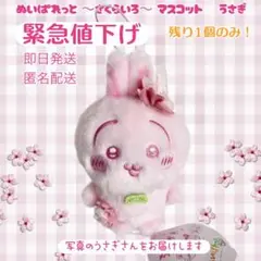 【即日匿名配送】ちいかわ ぬいぱれっと さくらいろ マスコット② うさぎ