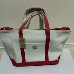 新品　キャプテンスタッグ　トートバッグ かばん Lレッド UL-2011
