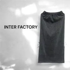 ゆづき INTER FACTORY ラメカットコーデュロイサイドスリットスカートのサムネイル