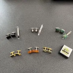 カフスボタンとネクタイピンセット
