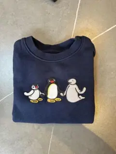 ピングー　ユニクロ　ネイビー トレーナー