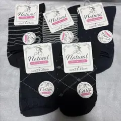 ゆ*ま様 レディースソックス 23~25センチ 5足セット