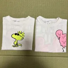 ZARA ミッキー スヌーピー 104 Tシャツ
