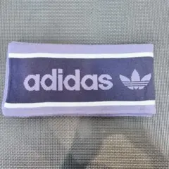 【極美品】adidas アディダス マフラー 紫 レディース