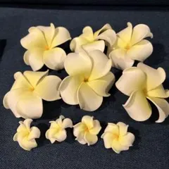 ハワイアン髪飾りフラダンス 花飾り プルメリア