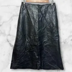 ⭐️レア⭐️BANANA REPUBLIC 【M】 レザー Aライン スカート