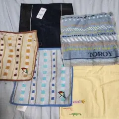 タオル　ハンカチ 5枚セット まとめ売り　子供のサムネイル